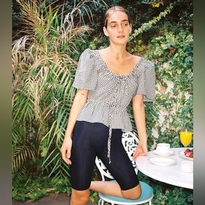 Ciao Lucia Ezio top in Gingham